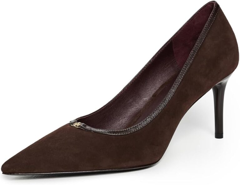 Tory Burch Women’s Double T Buckle Pumps 80mm